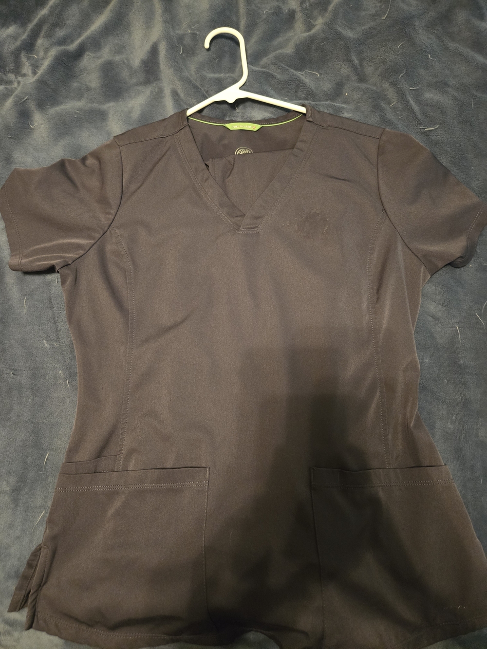 Healing Hands Women's Gray Scrub Set